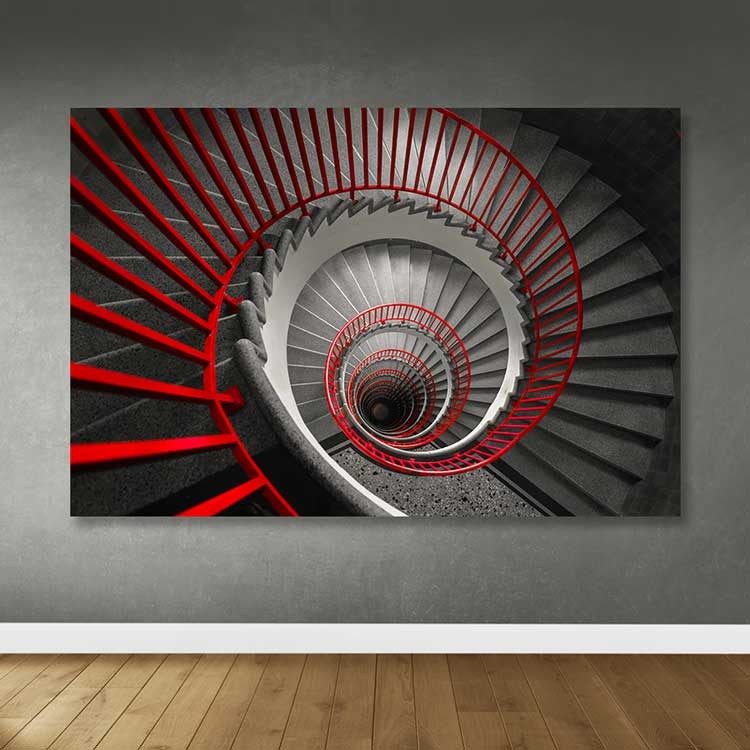 Tela Decorativa em Canvas 100% com Moldura de Madeira (3–4 cm), Multicolor, 100 x 140 cm