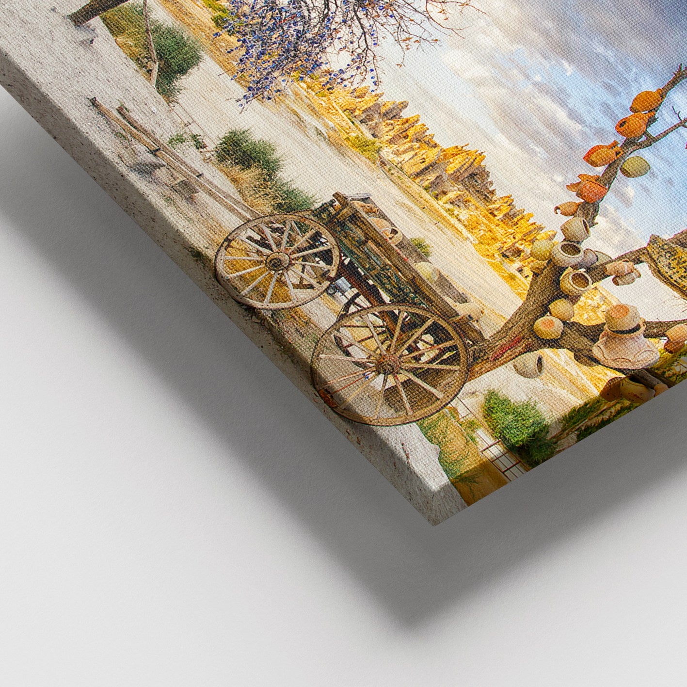 Tela Decorativa Multicolor 100x140 cm – 100% Canvas com Moldura de Madeira (3–4 cm)