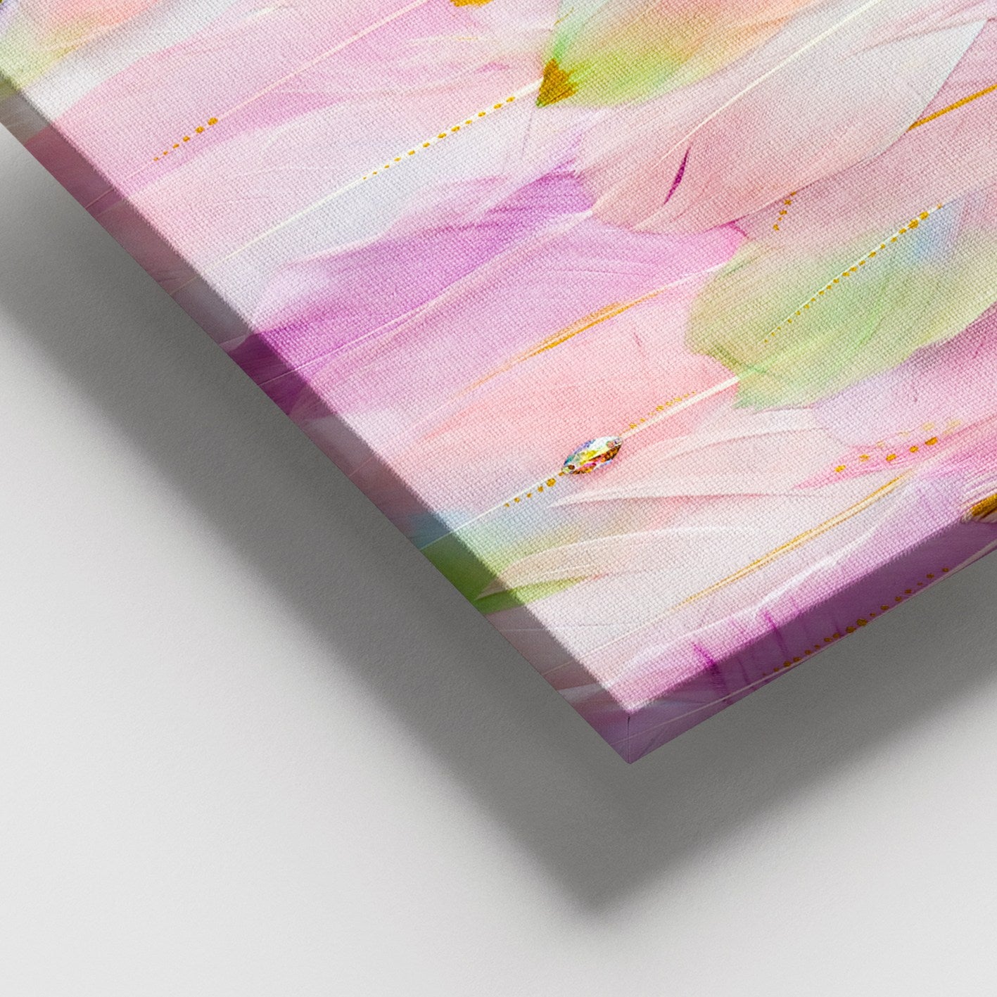 Quadro em Tela Decorativo Multicolor 100x140 cm – 100% Canvas, Moldura de Madeira 3–4 cm