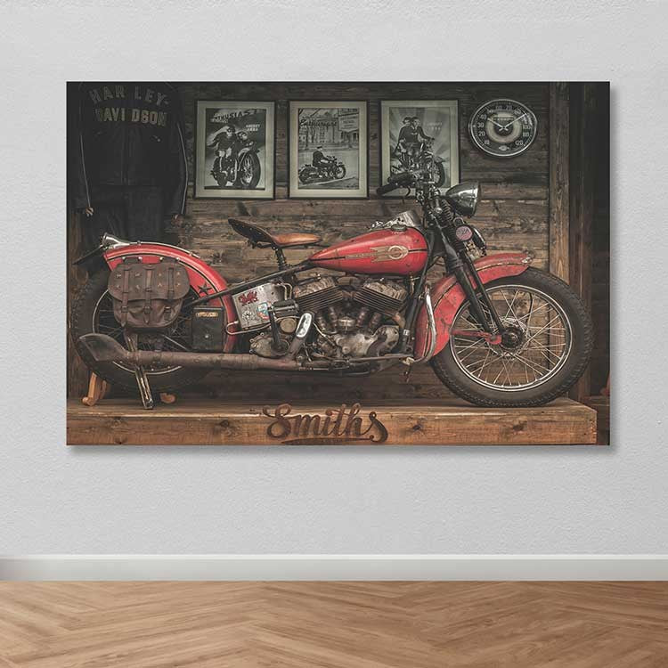 Tela Decorativa Multicolor com Moldura de Madeira (3–4 cm) – 100x140 cm