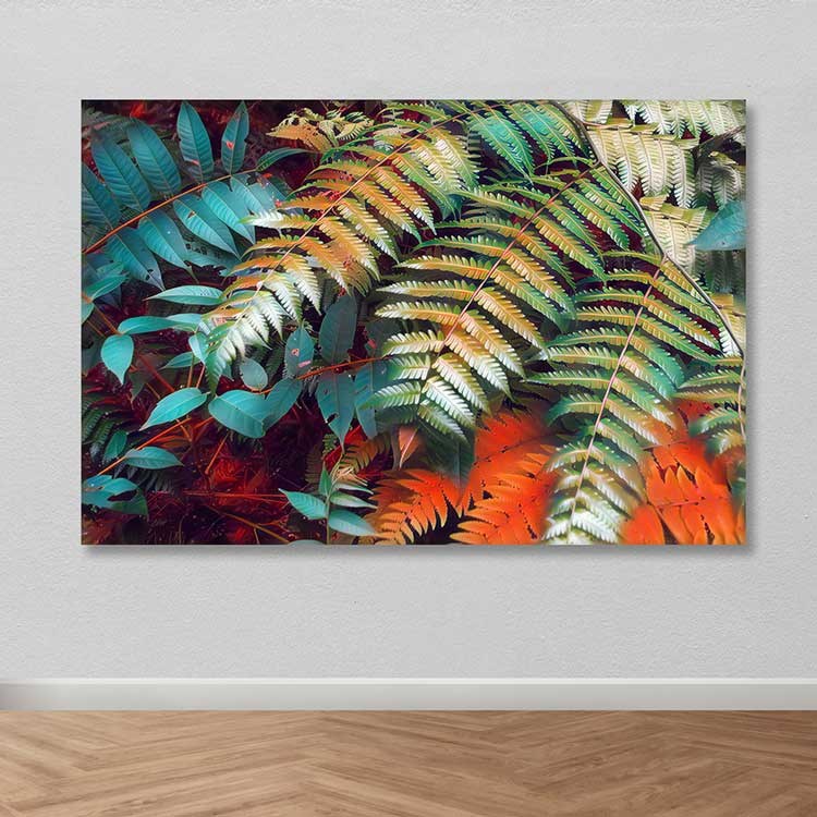Quadro Decorativo em Tela 100% Canvas com Moldura de Madeira (3–4 cm), Multicolor, 100 x 140 cm