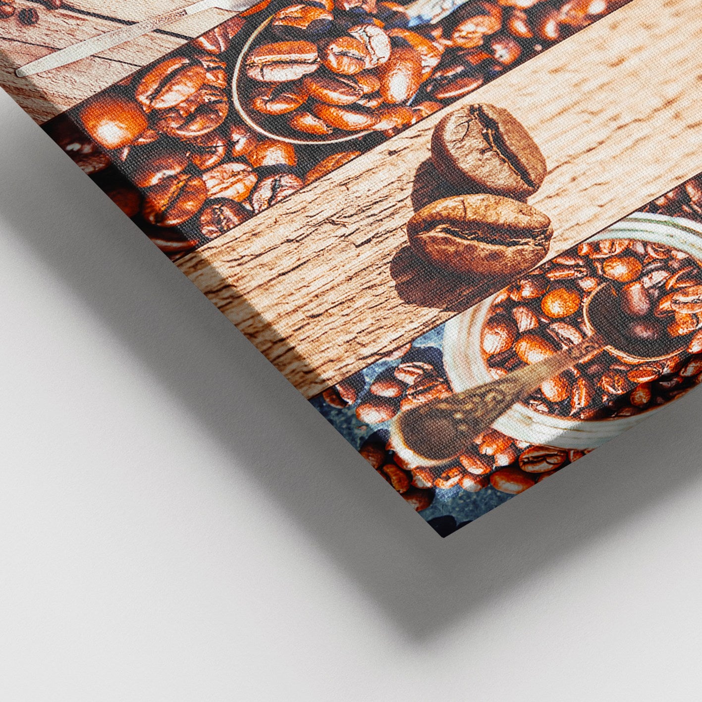 Quadro Decorativo em Tela 100% Canvas Multicolor com Moldura de Madeira (3–4 cm) – 100 x 140 cm