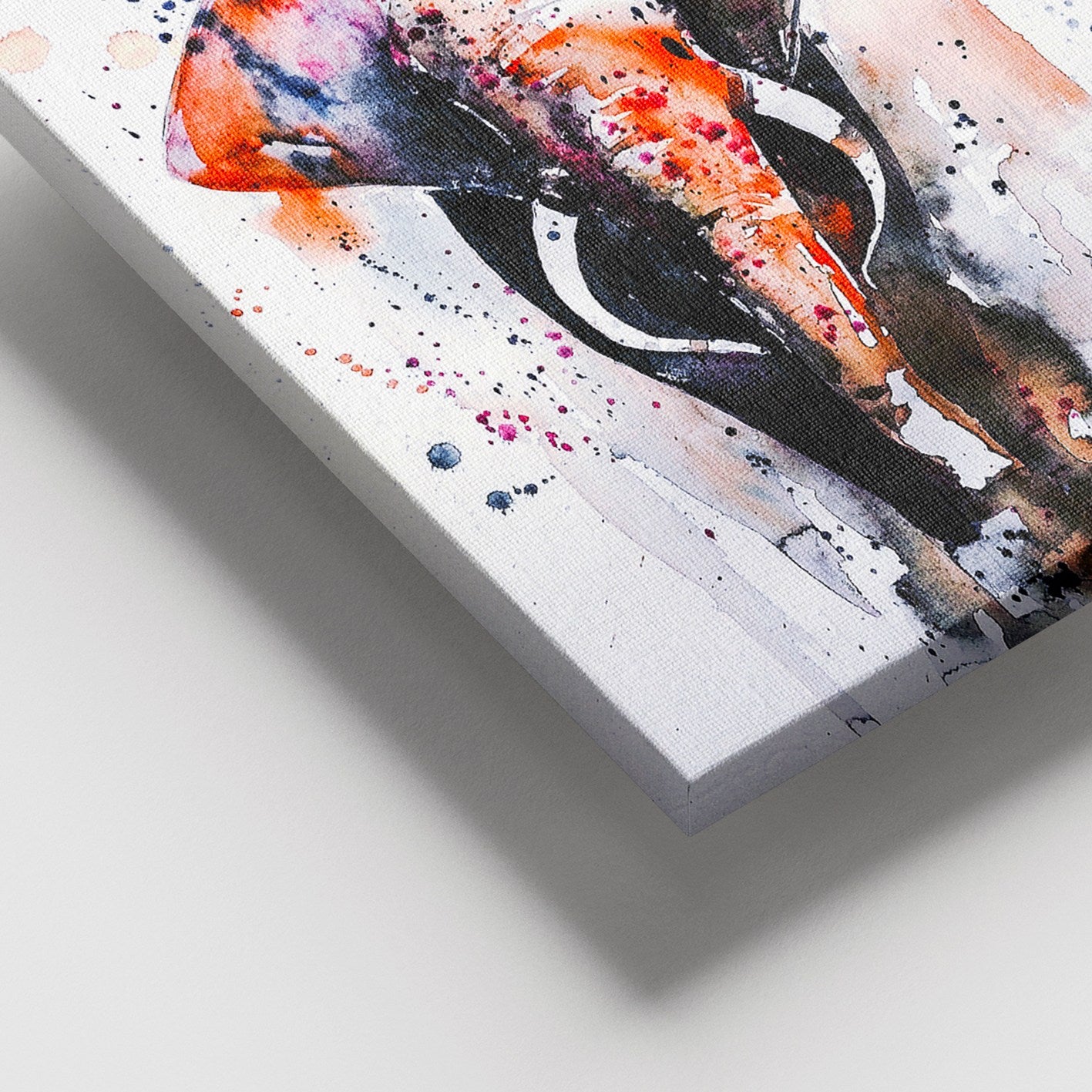 Quadro Decorativo em Tela Multicolor 100 x 140 cm com Moldura de Madeira (3–4 cm) – 100% Tela, Moldura 100% Madeira