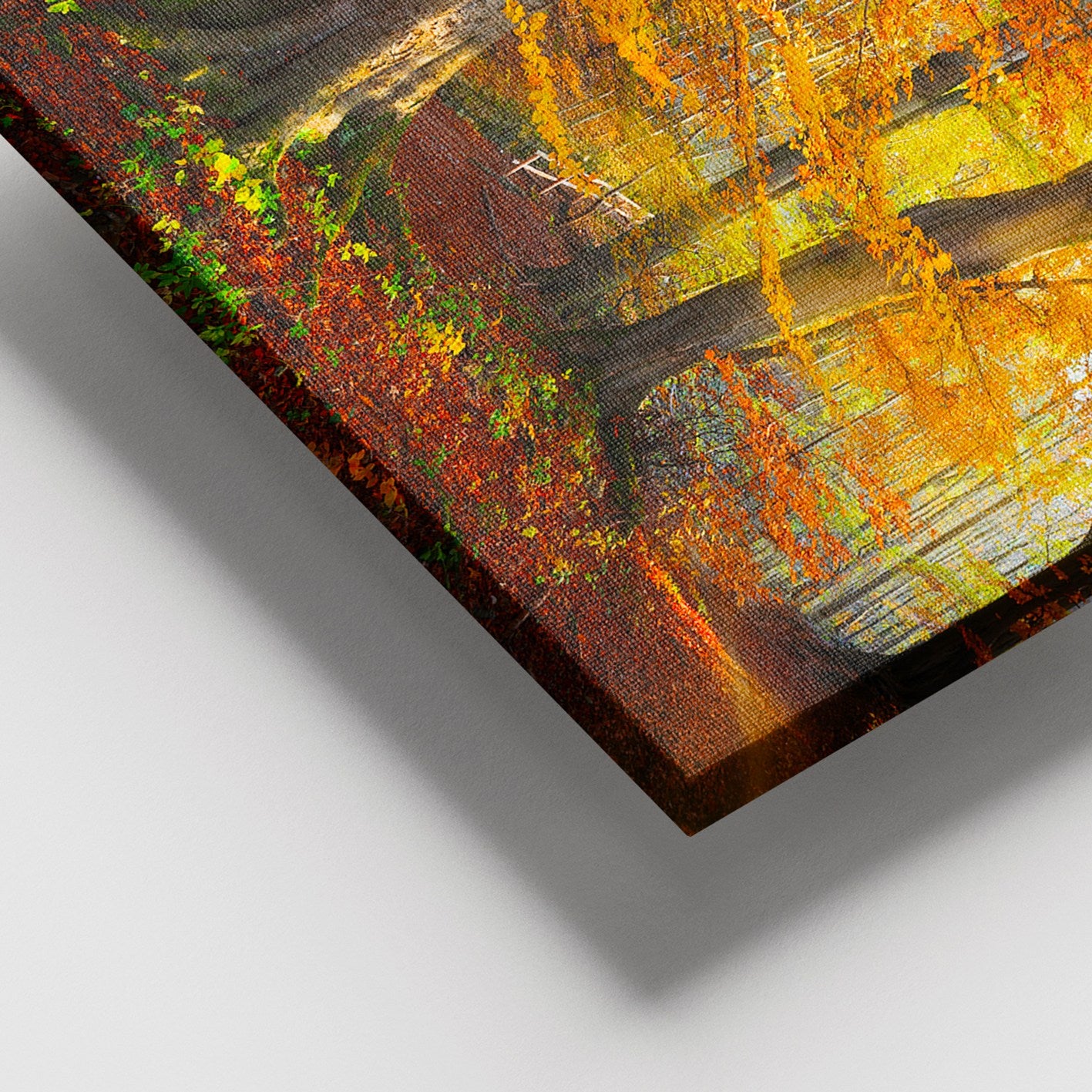 Quadro em Tela Decorativo Multicolor 100x140 cm com Moldura de Madeira (3–4 cm)