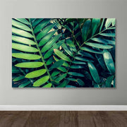 Quadro em Tela Decorativa Multicolor 100x140 cm com Moldura de Madeira (3–4 cm)