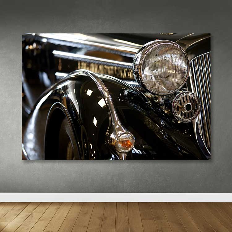 Tela Decorativa em Canvas 100% Multicolorido 100 x 140 cm com Moldura de Madeira (3–4 cm)