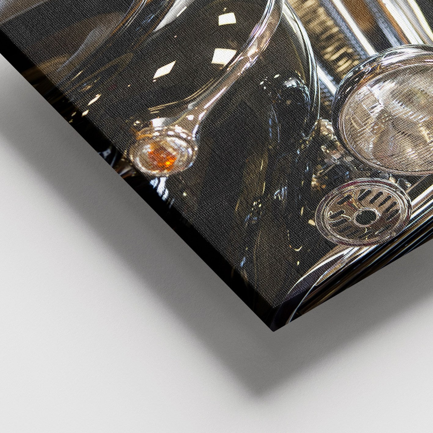 Tela Decorativa em Canvas 100% Multicolorido 100 x 140 cm com Moldura de Madeira (3–4 cm)