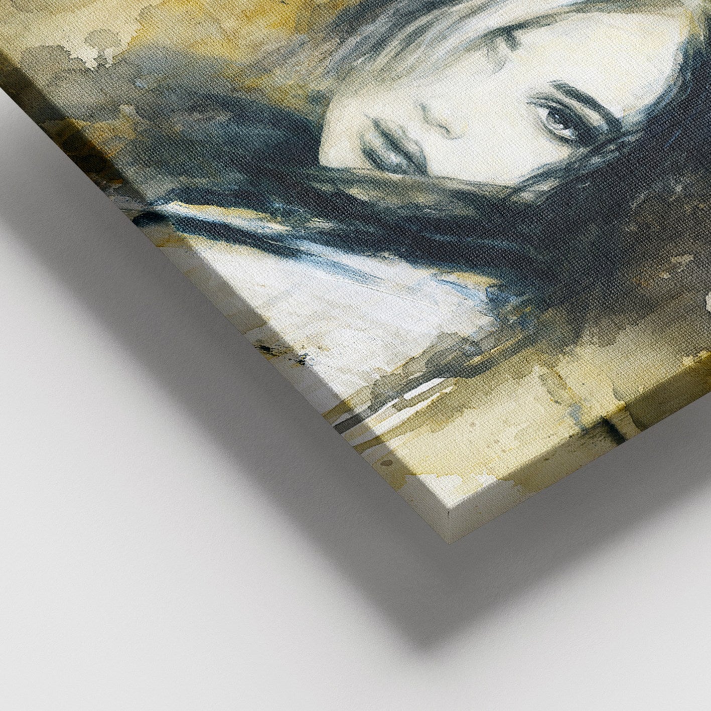 Tela Decorativa Multicolor 100x140 cm em 100% Canvas com Moldura de Madeira (3–4 cm)