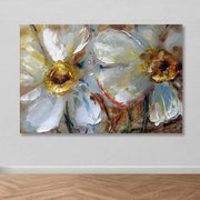 Tela Decorativa Multicolor 100x140 cm com Moldura de Madeira (3–4 cm), 100% Tela