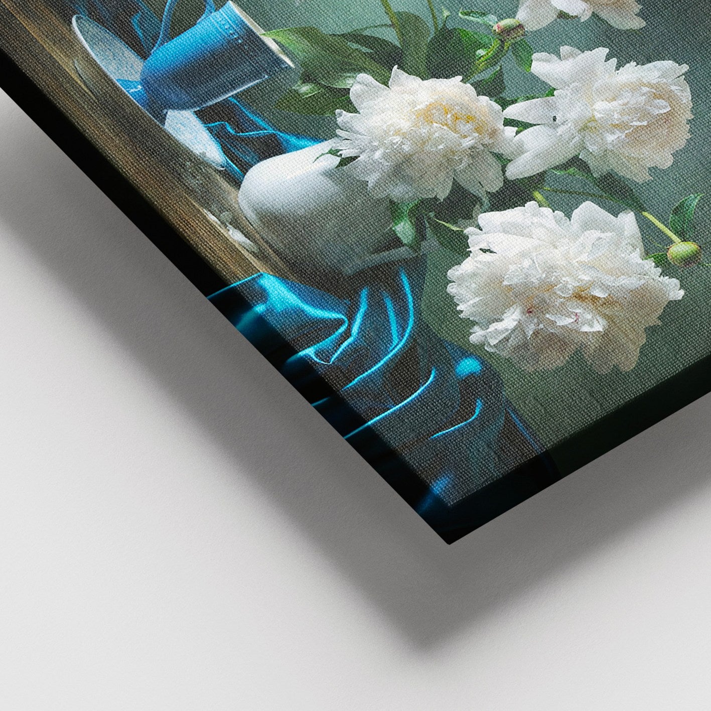 Quadro em Tela Decorativo Multicolor 100x140 cm com Moldura de Madeira (3–4 cm) – 100% Canvas