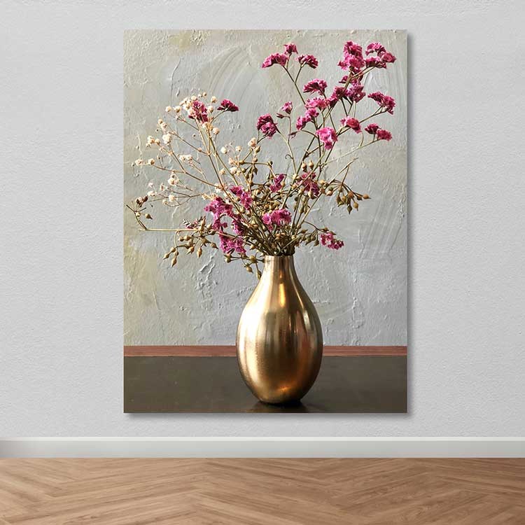 Quadro em Tela Decorativa Multicolor 100x140 cm, 100% Canvas, Moldura de Madeira 3–4 cm – DEV02138100140