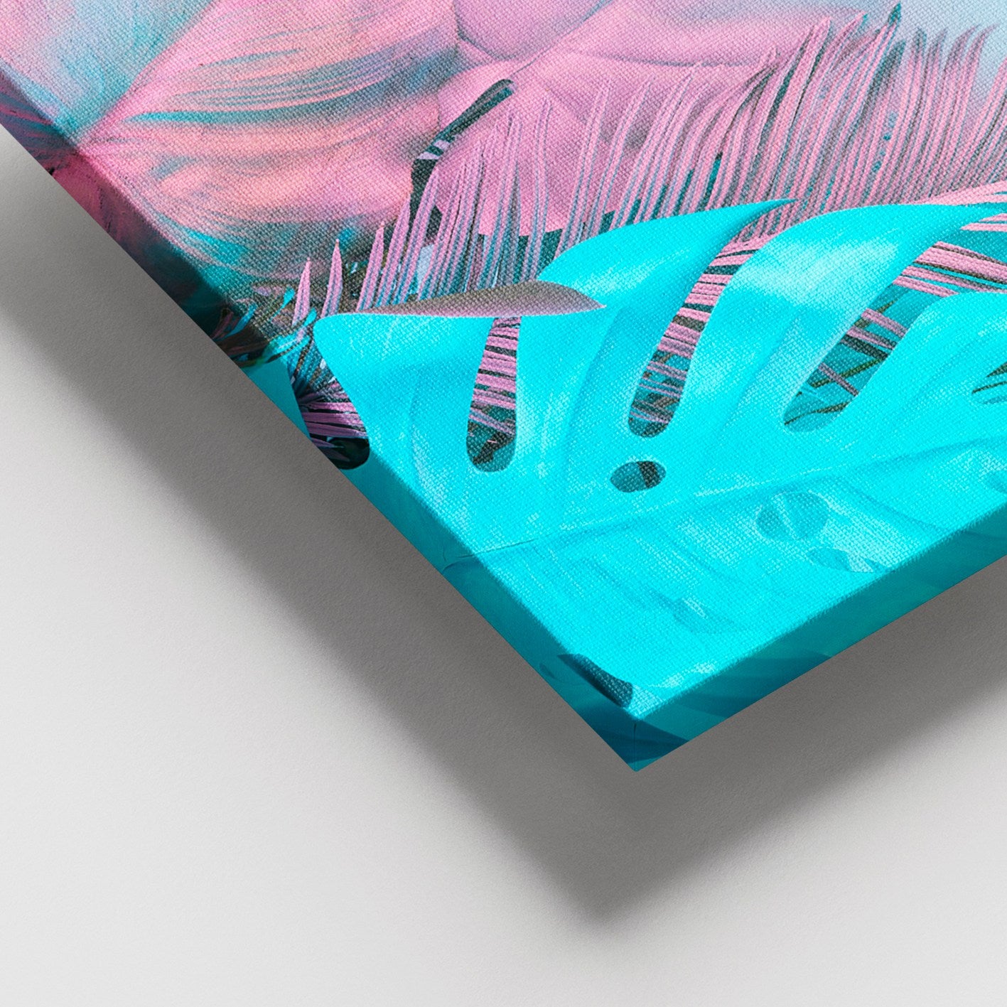 Tela Decorativa Multicolor 100% Canvas com Moldura de Madeira (3–4 cm) 100x140 cm