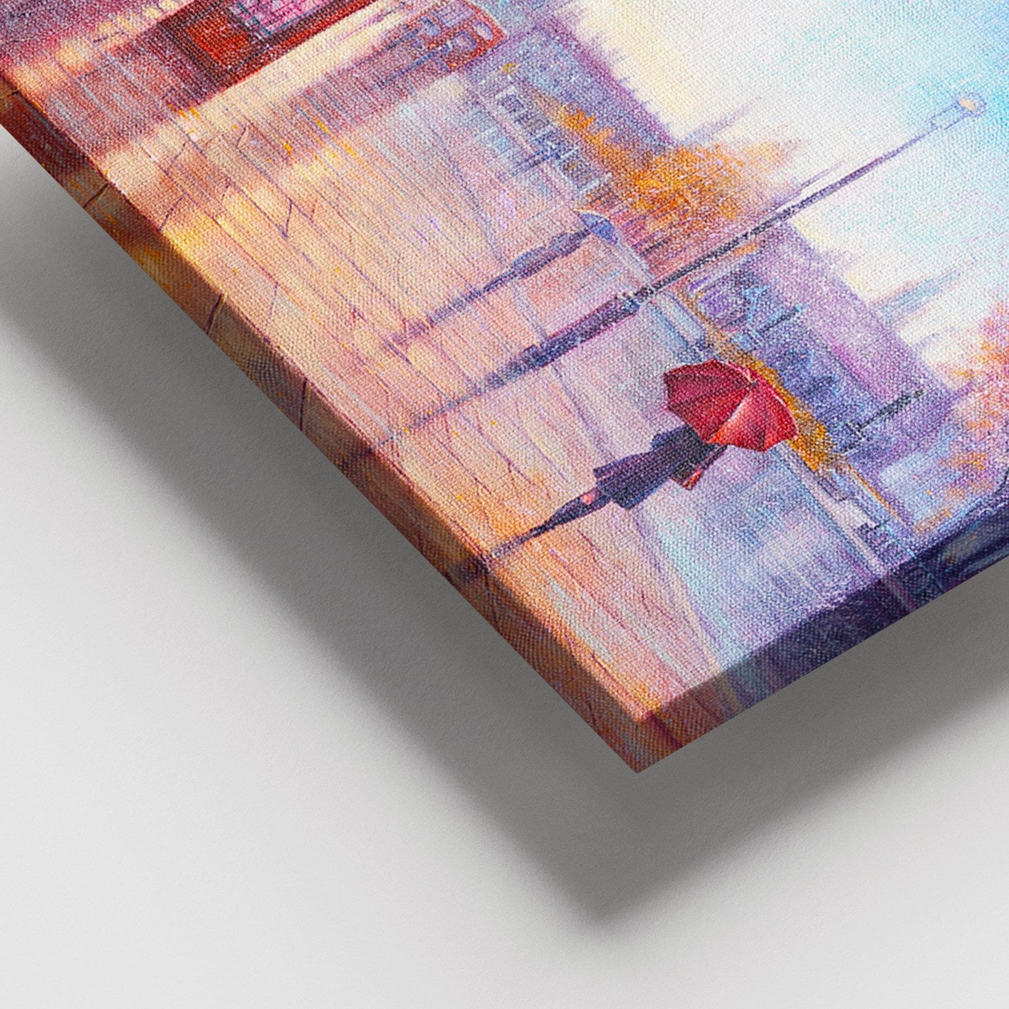 Tela Decorativa em Canvas com Moldura de Madeira (3–4 cm), 100x140 cm – Multicolor