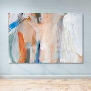 Tela Decorativa Multicolor em Canvas 100% com Moldura de Madeira (100 x 140 cm)