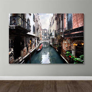 Tela Decorativa em Canvas Multicolor com Moldura de Madeira (3–4 cm) - 100 x 140 cm