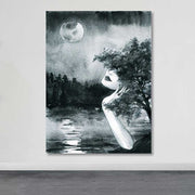 Quadro em Tela 100% Canvas Multicolor com Moldura de Madeira (3–4 cm), 100x140 cm