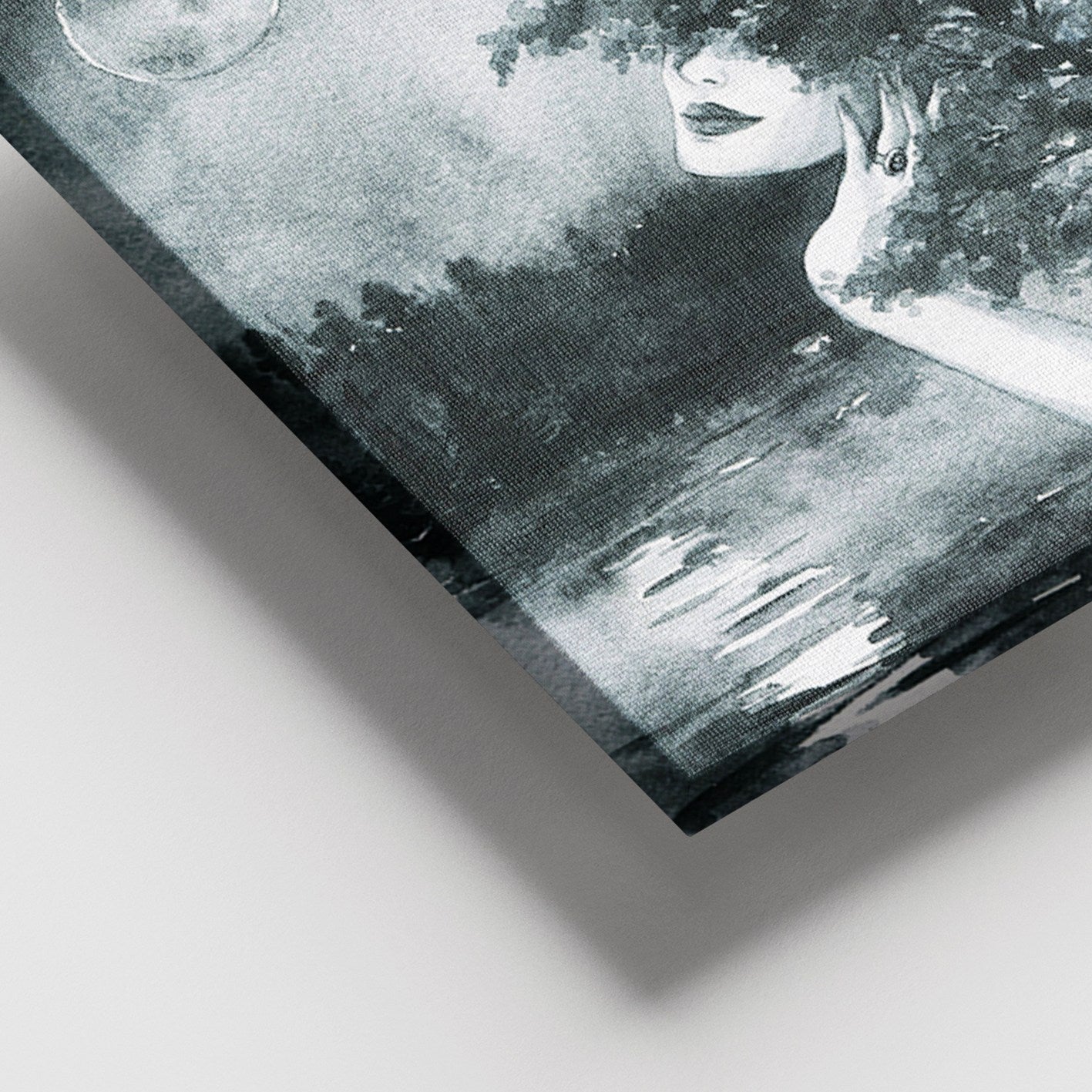 Quadro em Tela 100% Canvas Multicolor com Moldura de Madeira (3–4 cm), 100x140 cm