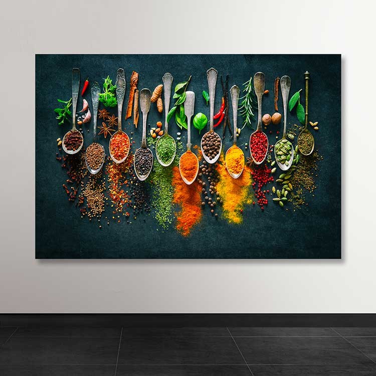 Tela Decorativa em Canvas 100% Multicolor com Moldura 100% Madeira (3–4 cm), 100 x 140 cm