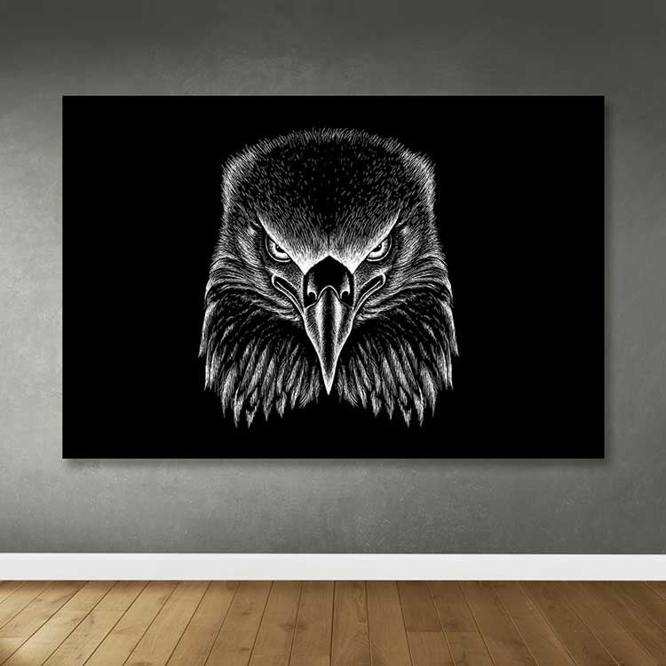 Quadro em Tela Decorativo Multicolor com Moldura de Madeira, 100 x 140 cm