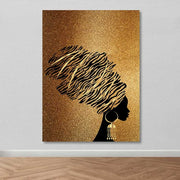 Quadro em Tela Decorativa Multicolor 100x140 cm com Moldura de Madeira (3–4 cm)