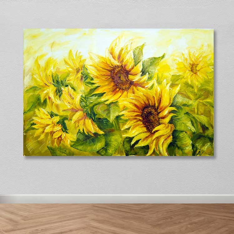 Pintura em Tela Decorativa Multicor 100% Canvas com Moldura 100% Madeira (3–4 cm), 100 x 140 cm