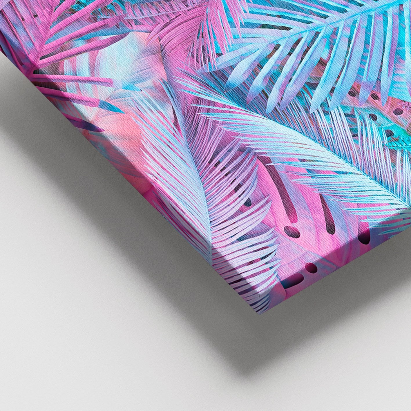 Tela Decorativa em Canvas Multicolorido com Moldura de Madeira 100x140 cm