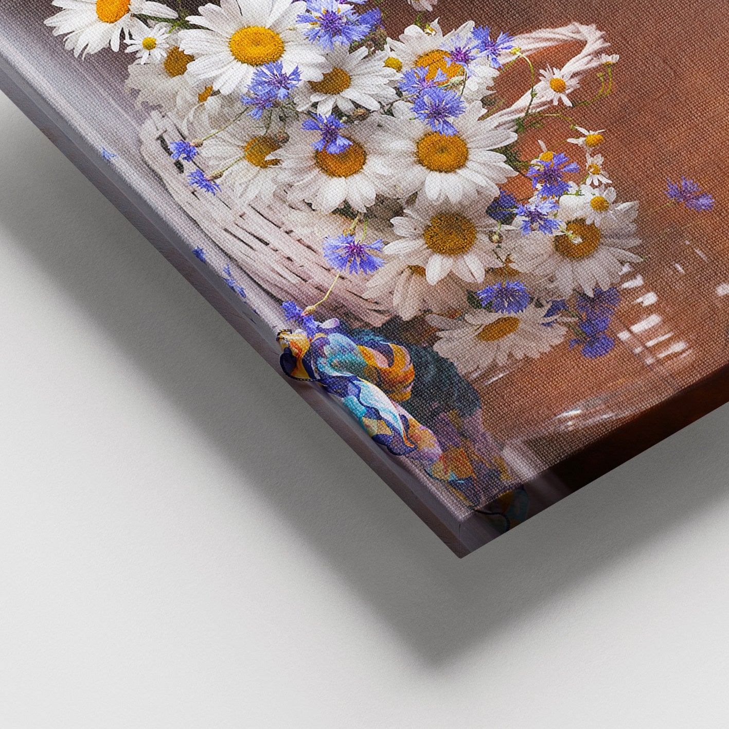 Tela Decorativa Multicolor 100x140 cm em Canvas 100% com Moldura de Madeira (3–4 cm)