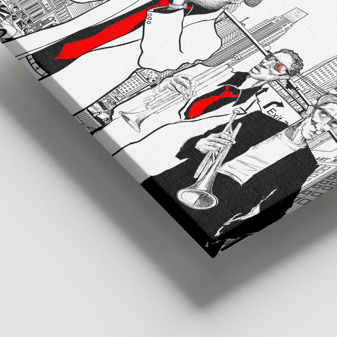 Tela Decorativa Multicolor 100x140 cm com Moldura de Madeira 3–4 cm | 100% Canvas