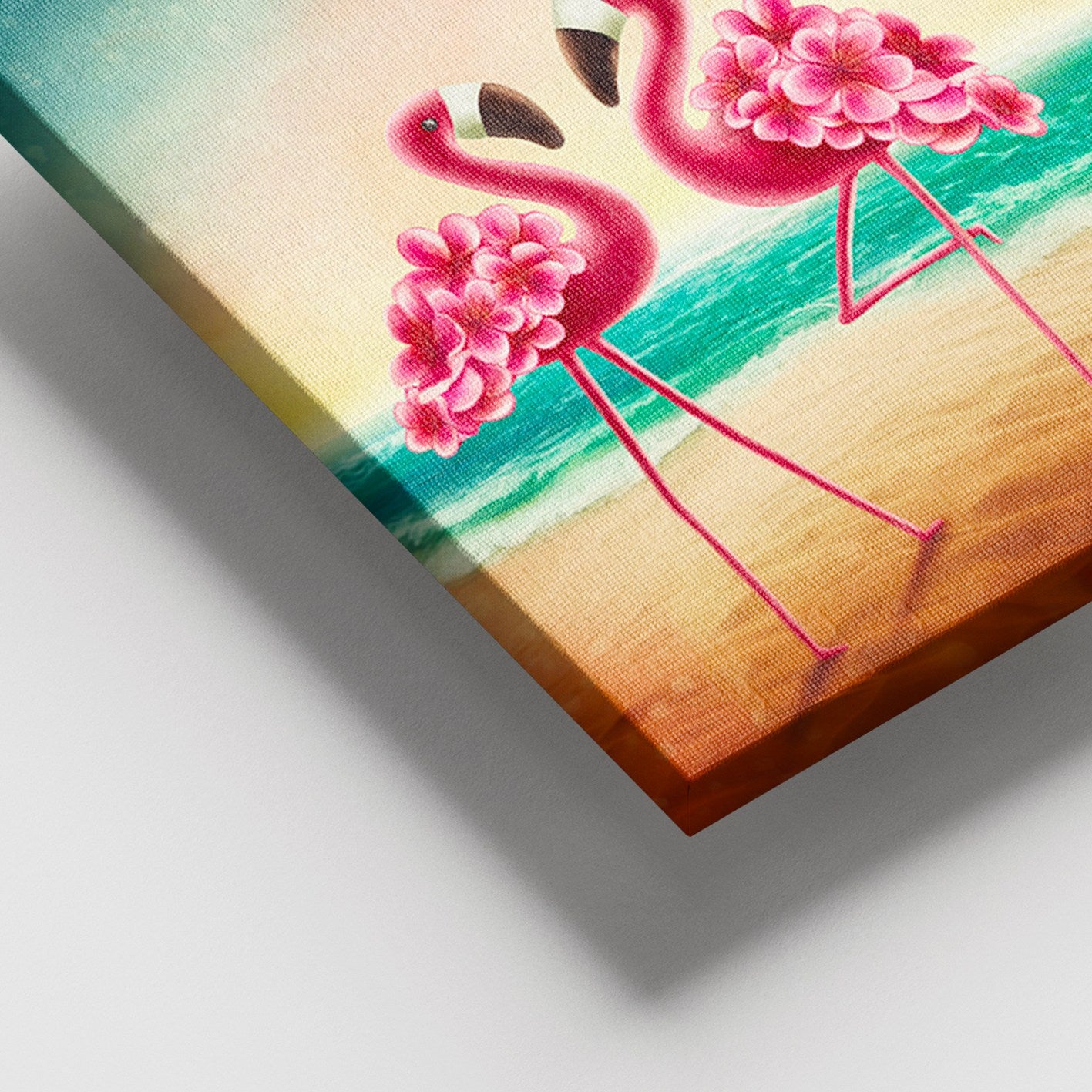 Tela Decorativa Multicolor em Canvas 100%, 100 x 140 cm, com Moldura de Madeira (3–4 cm), 3,8 kg