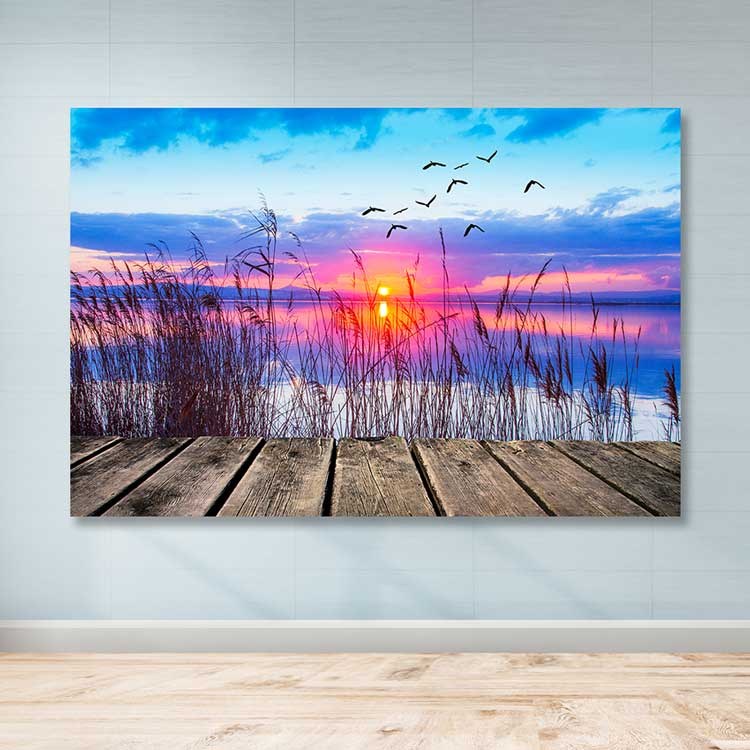 Quadro em Tela 100% Canvas com Moldura de Madeira (3–4 cm), Multicolor, 100 x 140 cm – 205DNT1185