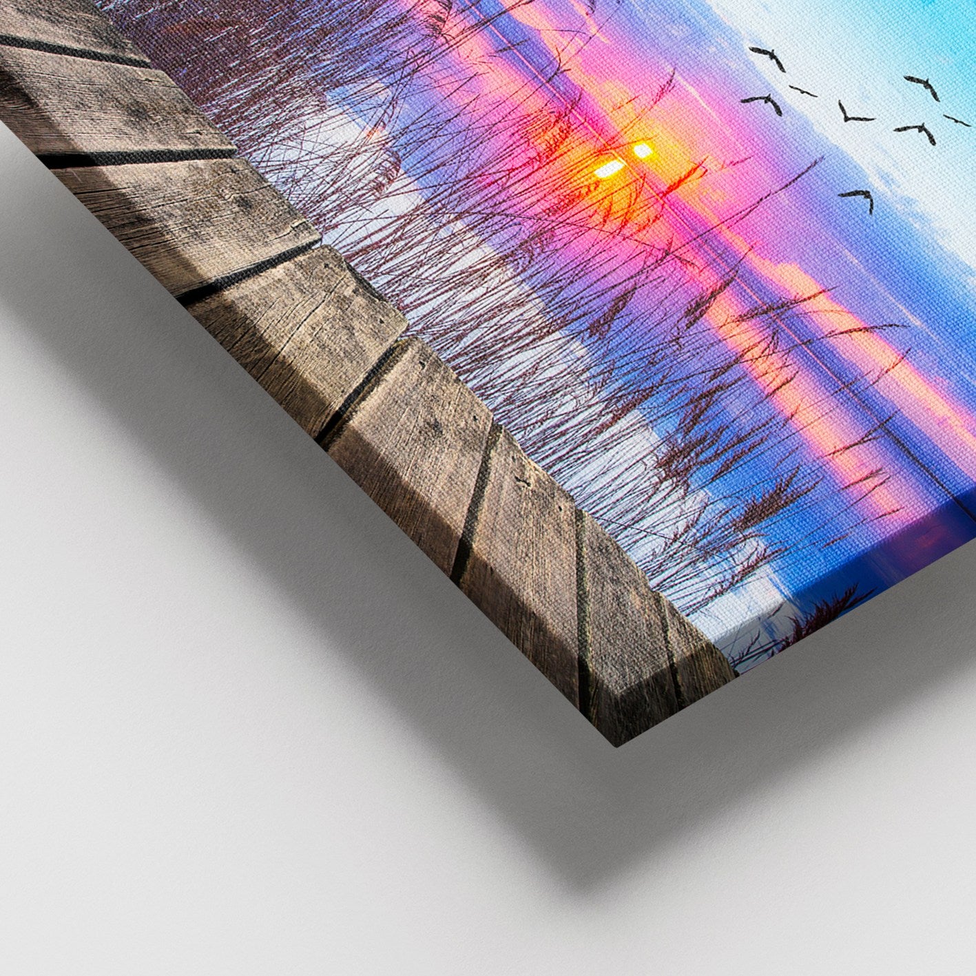 Quadro em Tela 100% Canvas com Moldura de Madeira (3–4 cm), Multicolor, 100 x 140 cm – 205DNT1185