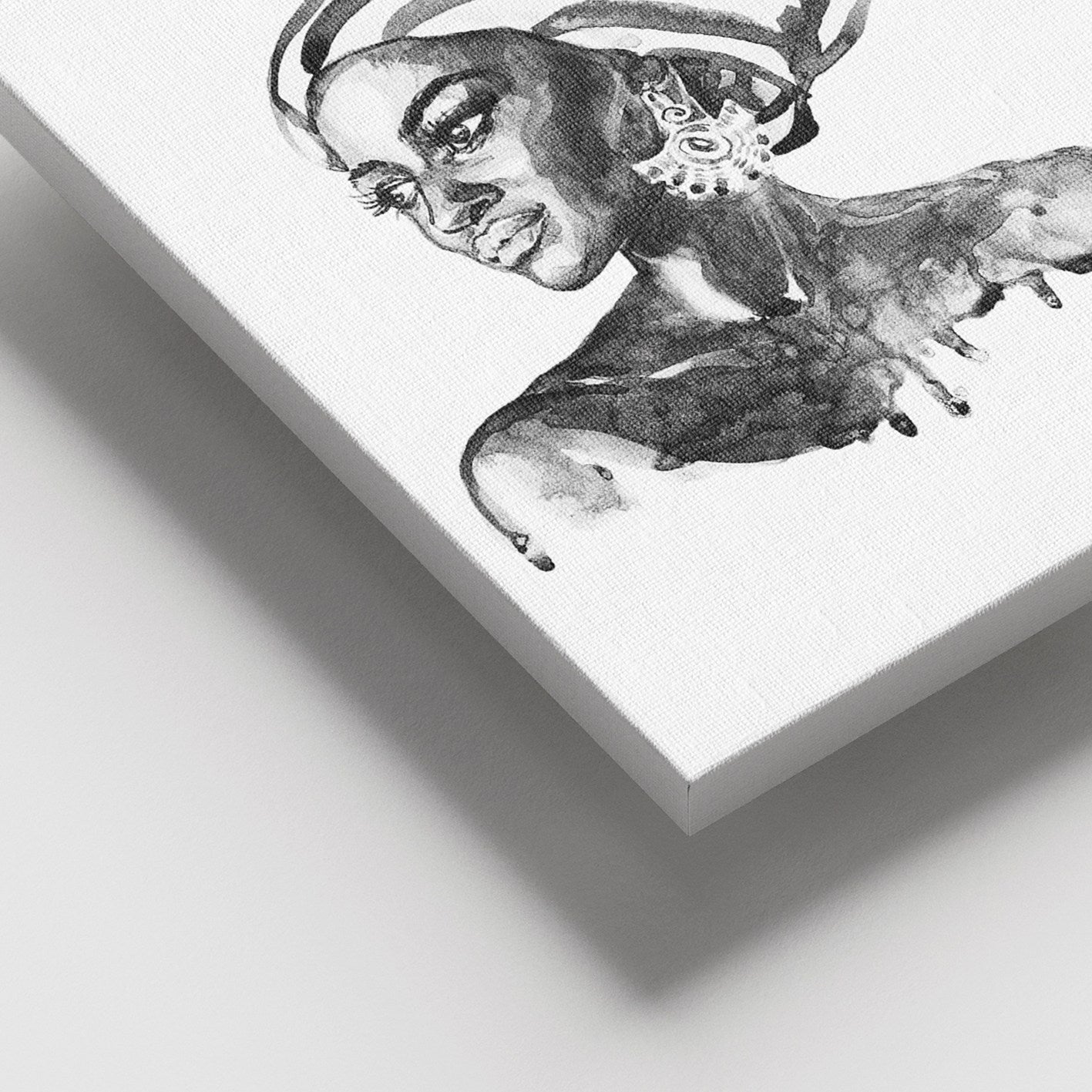 Tela Decorativa Multicolor 100x140 cm em 100% Canvas com Moldura de Madeira (3–4 cm)