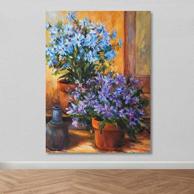 Quadro em Tela Decorativo Multicolor 100x140 cm – 100% Tela, Moldura de Madeira (3–4 cm) (DEV02188100140)