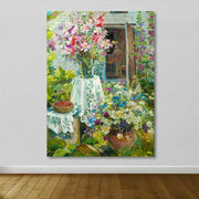 Quadro Decorativo em Tela (Canvas) 100x140 cm com Moldura de Madeira 3–4 cm – Multicolor