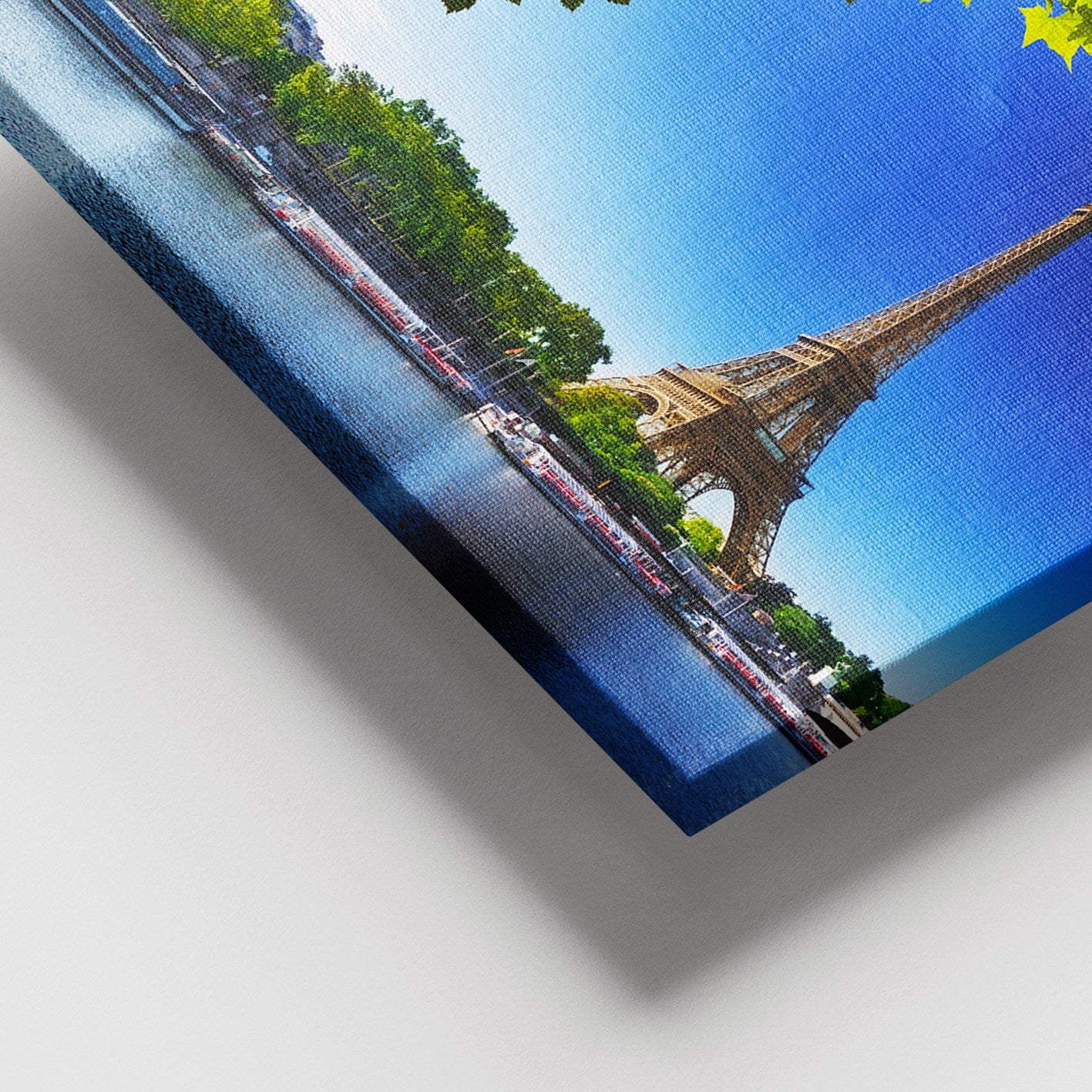 Quadro em Tela Multicolor 100% Canvas com Moldura de Madeira (3–4 cm) – 100x140 cm