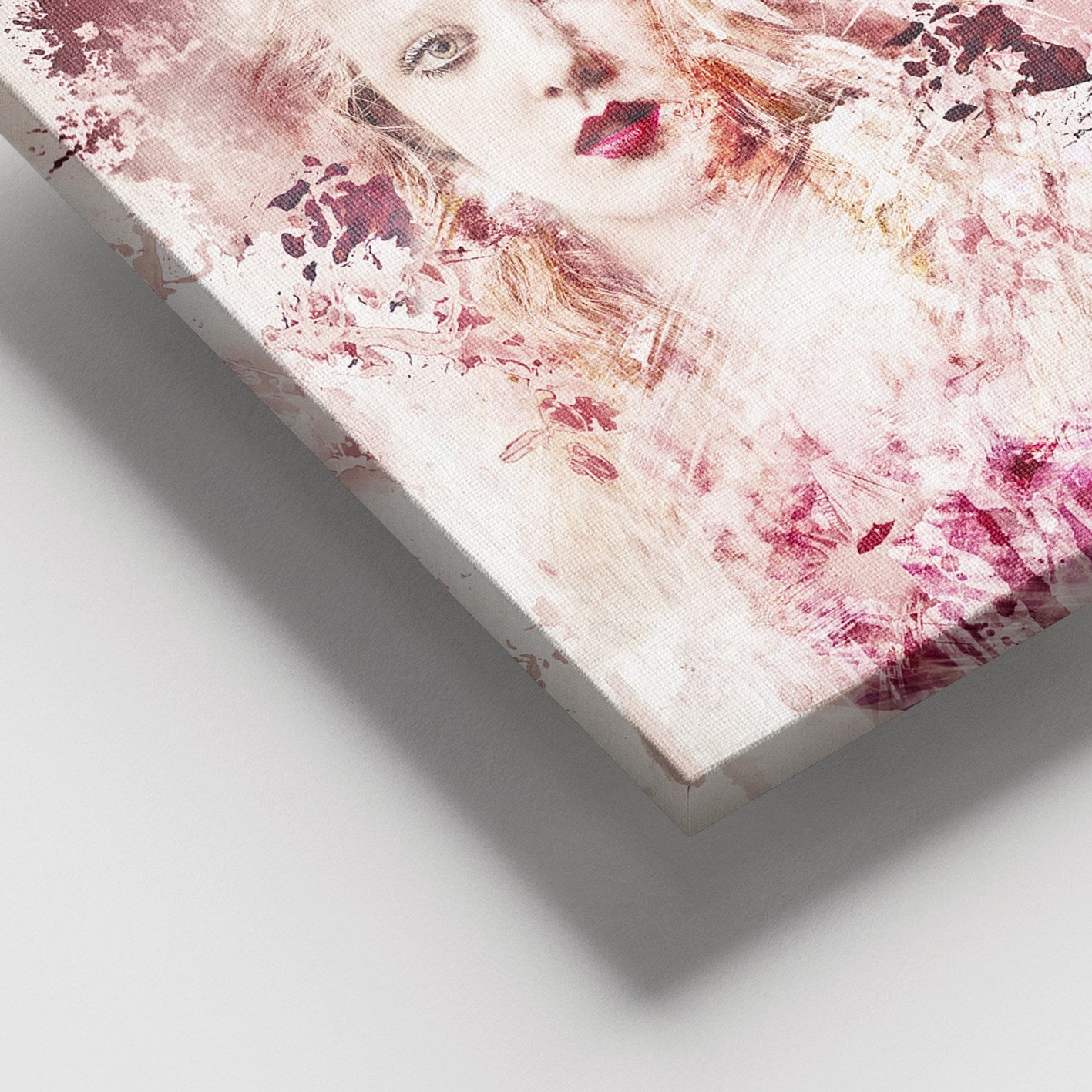 Quadro Decorativo em Tela Multicolor 100 x 140 cm – Moldura em Madeira (3–4 cm)