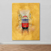 Tela Decorativa em Canvas 100% Multicolor 100 x 140 cm com Moldura de Madeira (3–4 cm)