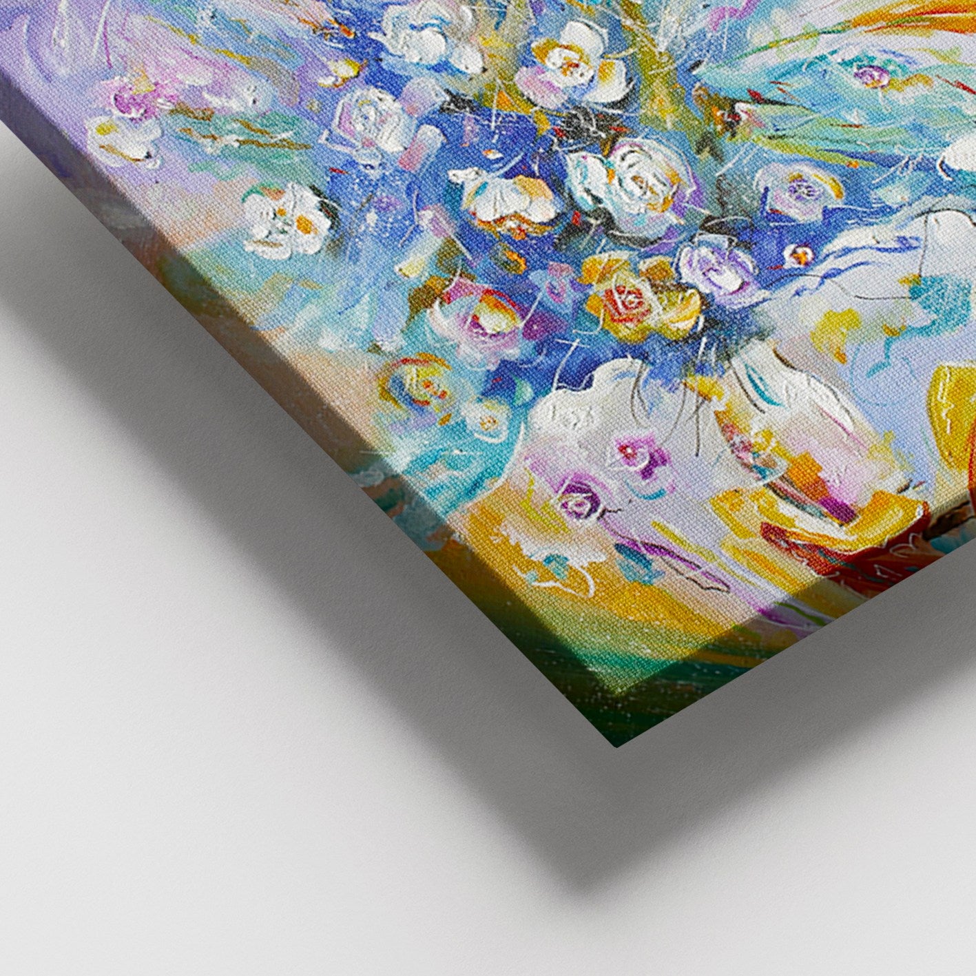 Quadro em Tela Decorativo 100% Canvas com Moldura de Madeira (3–4 cm) 100 x 140 cm - Multicolorido - DEV02197100140