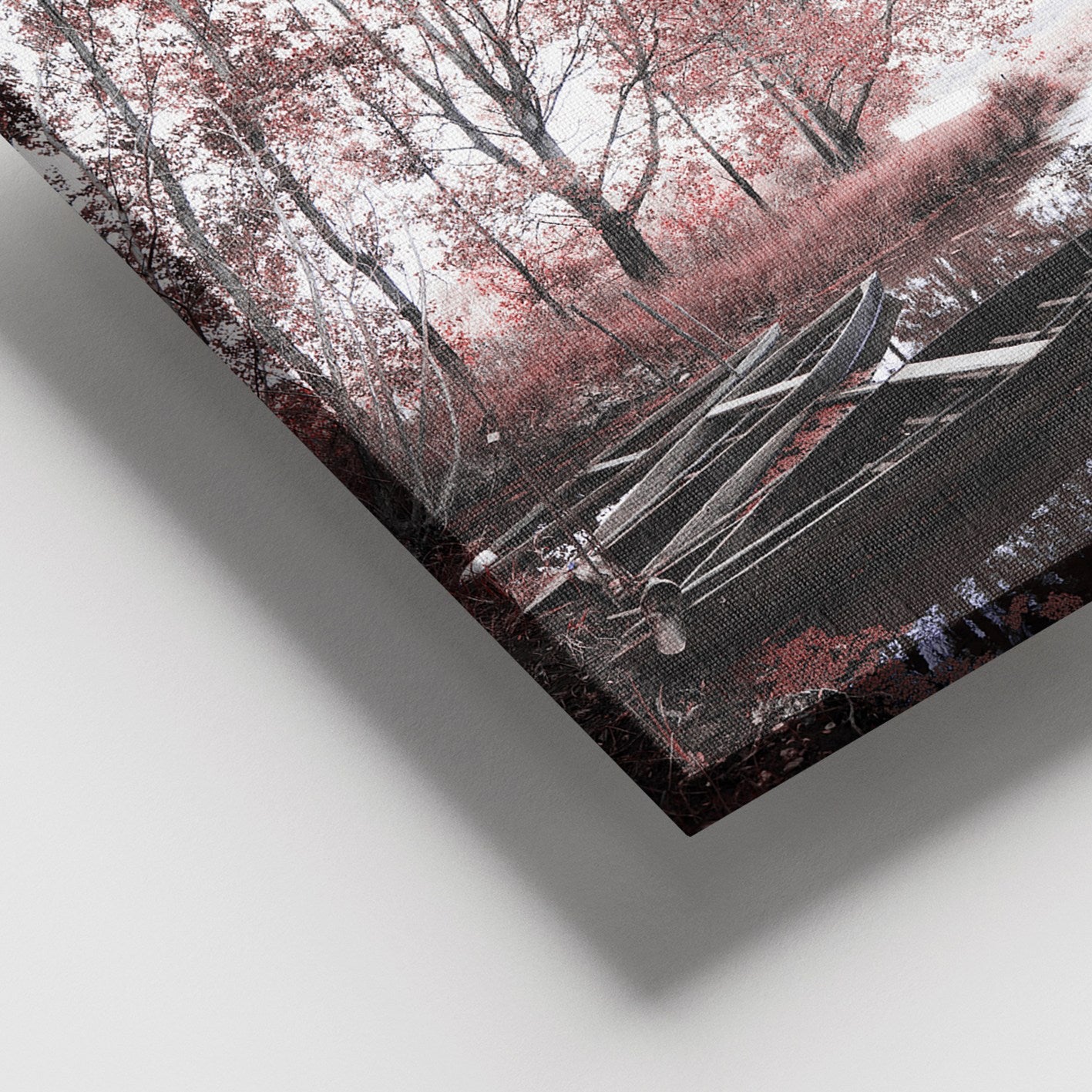 Quadro em Tela Decorativa Multicolor 100x140 cm | Canvas 100% com Moldura de Madeira (3-4 cm) – DEV02198100140