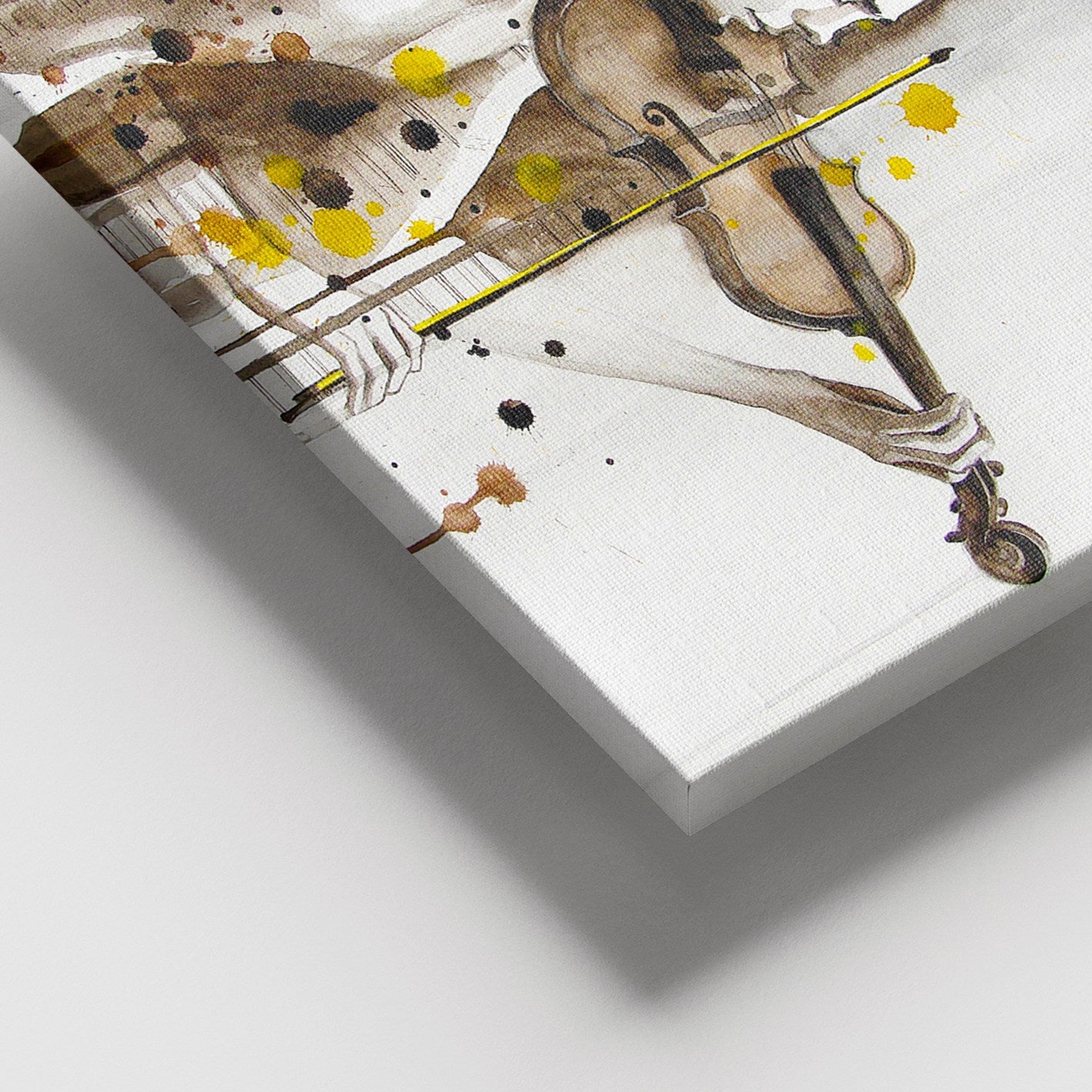 Tela Decorativa em Canvas Multicolor 100x140 cm com Moldura de Madeira (3–4 cm)