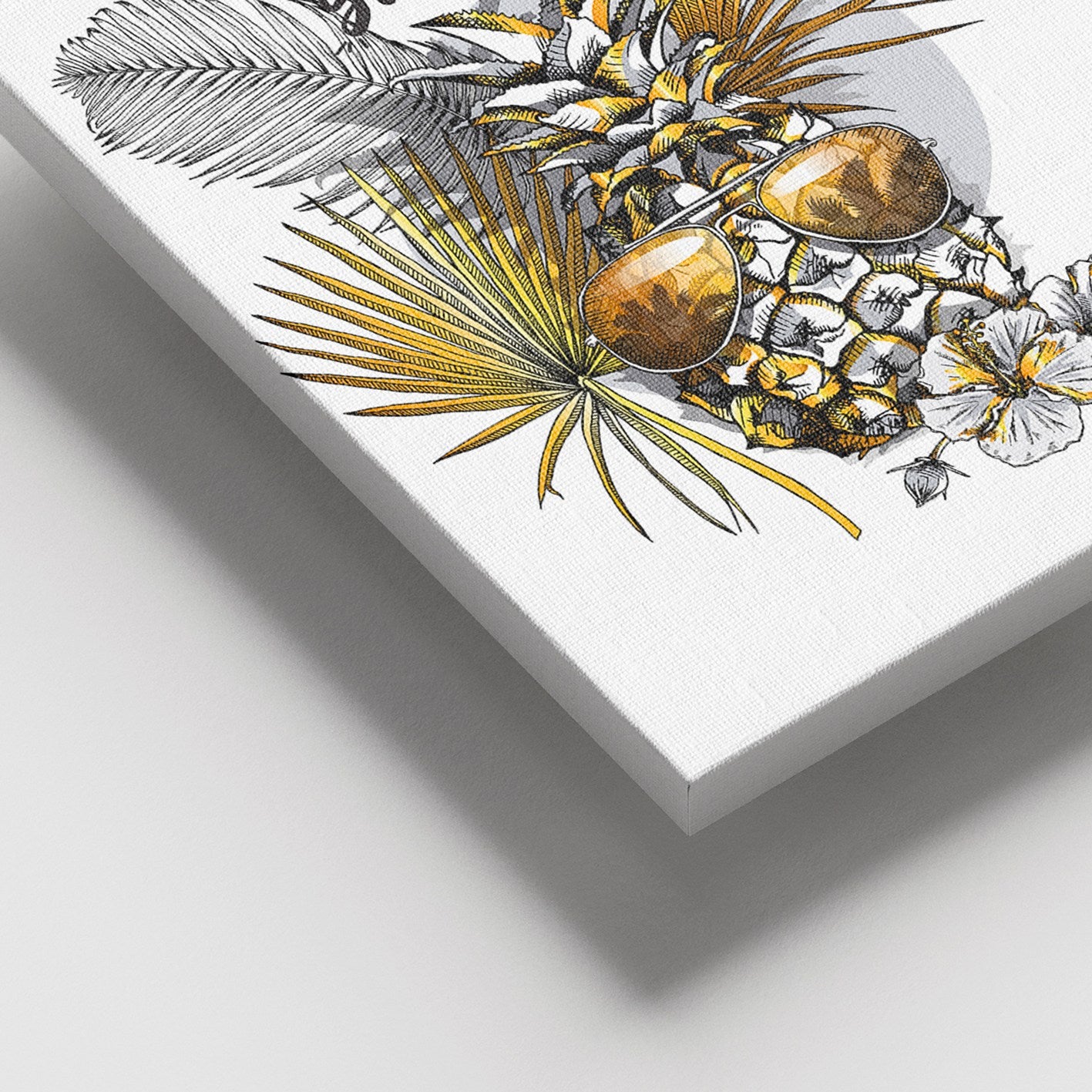 Tela Decorativa Multicolor 100 x 140 cm com Moldura de Madeira (3–4 cm) – 100% Canvas