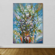 Quadro em Tela Decorativa Multicolor 100% Tela com Moldura de Madeira (3–4 cm) – 100 x 140 cm DEV02205100140