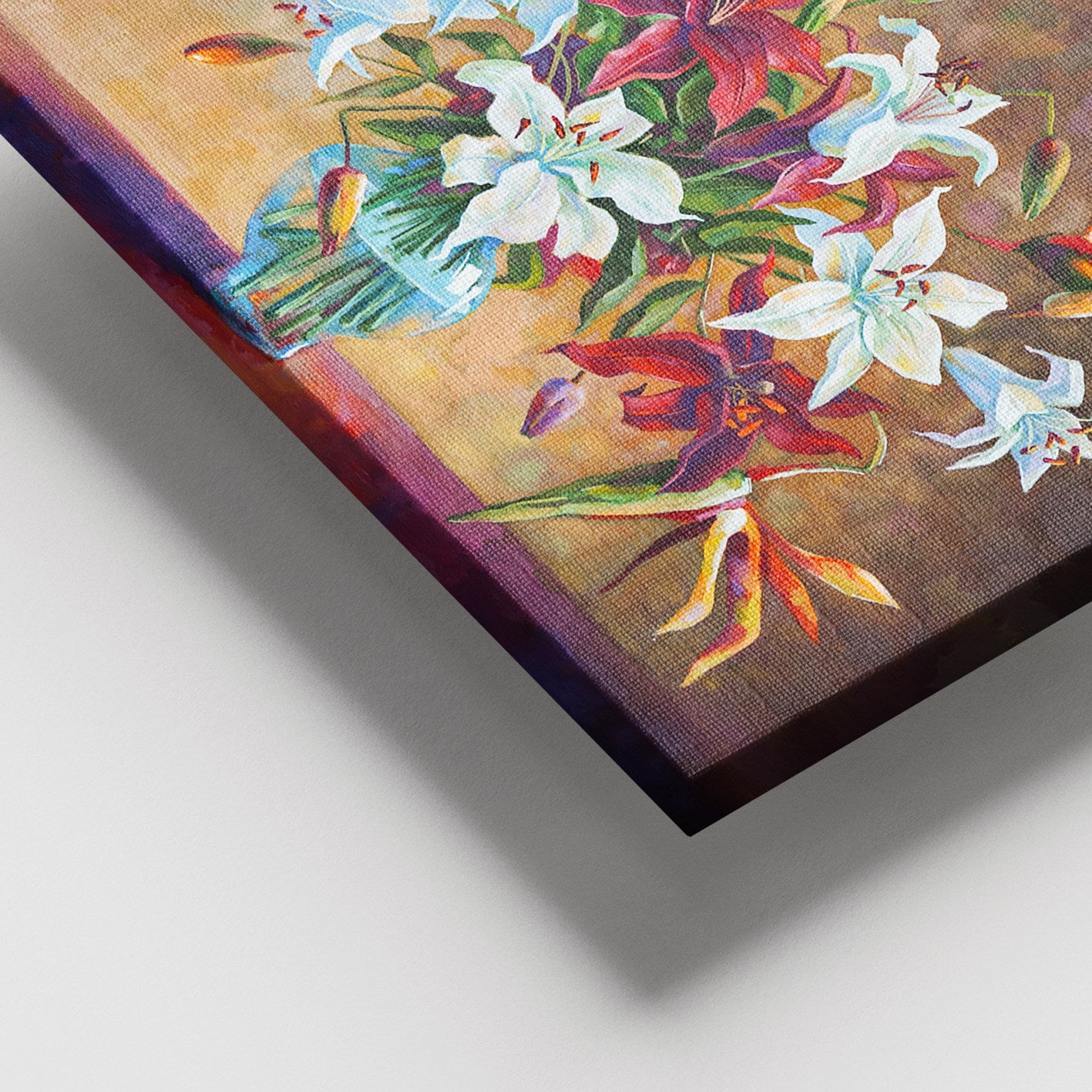 Tela Decorativa em Canvas 100% Multicolor com Moldura de Madeira (3–4 cm) – 100 x 140 cm