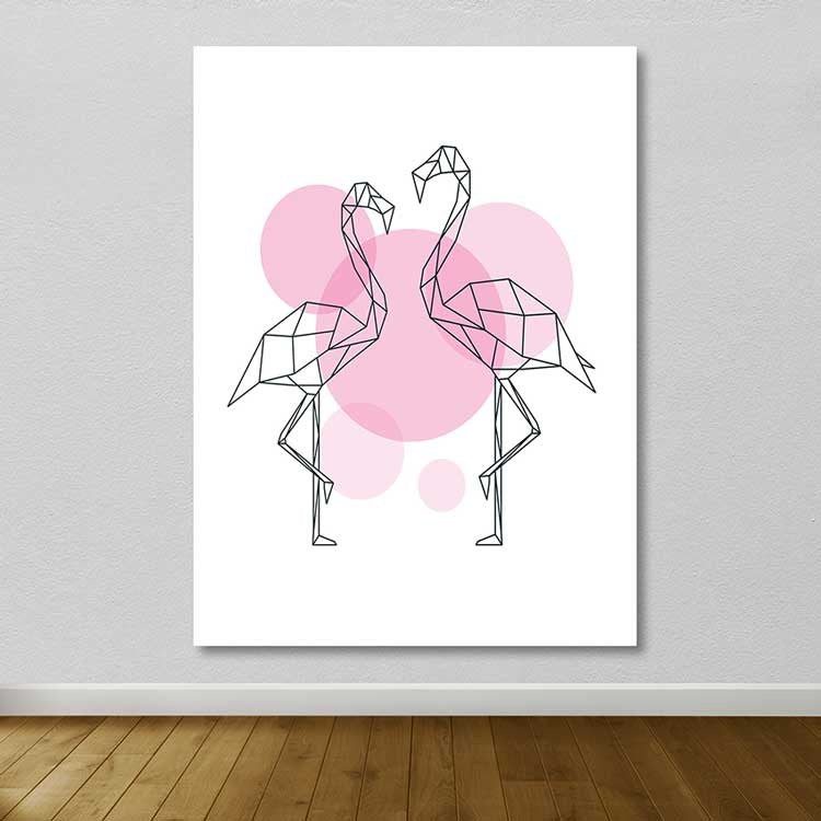 Tela Decorativa em Canvas 100% Multicolor 100x140 cm com Moldura de Madeira (3–4 cm)