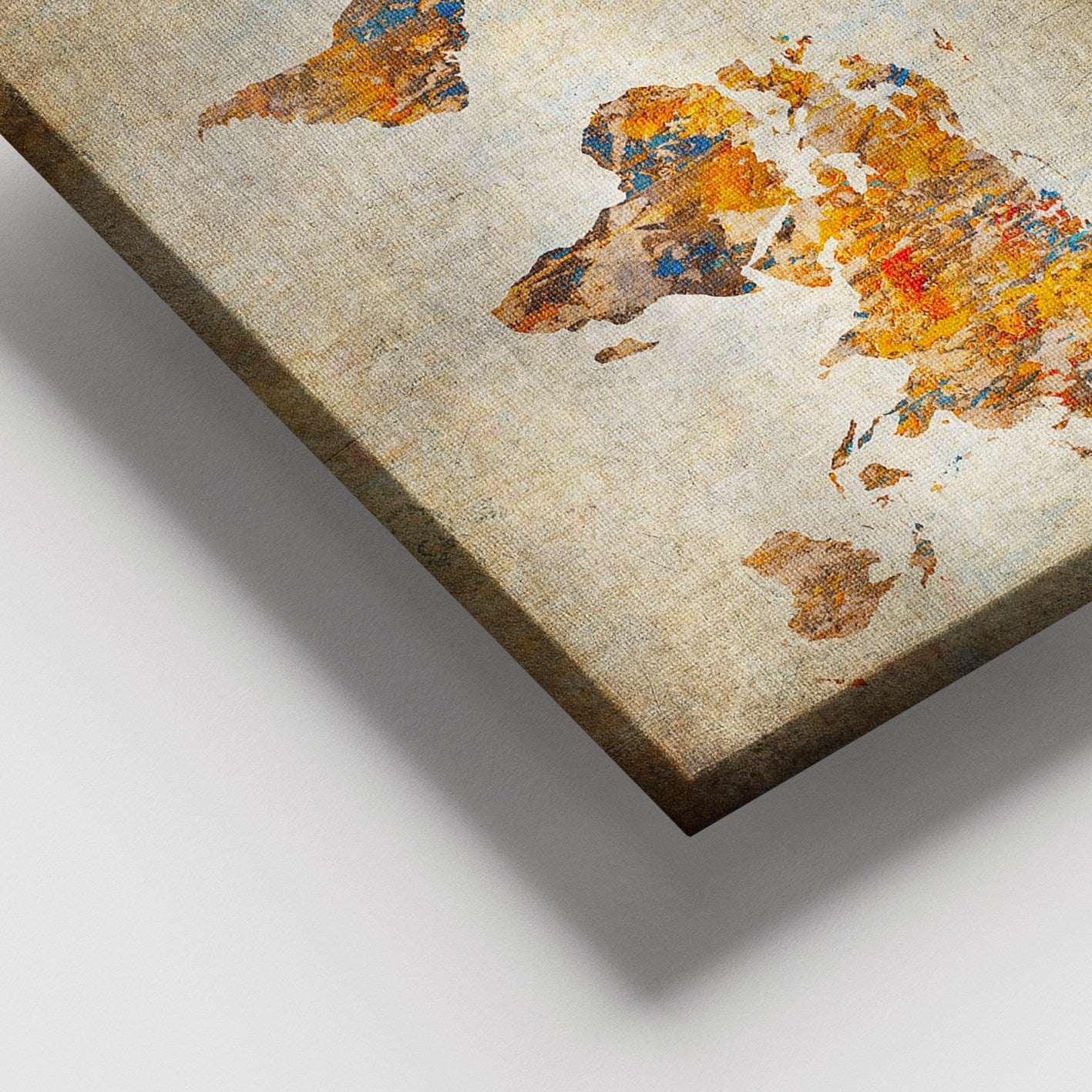 Quadro em Tela 100% Canvas Multicolor com Moldura de Madeira (3–4 cm) – 100 x 140 cm