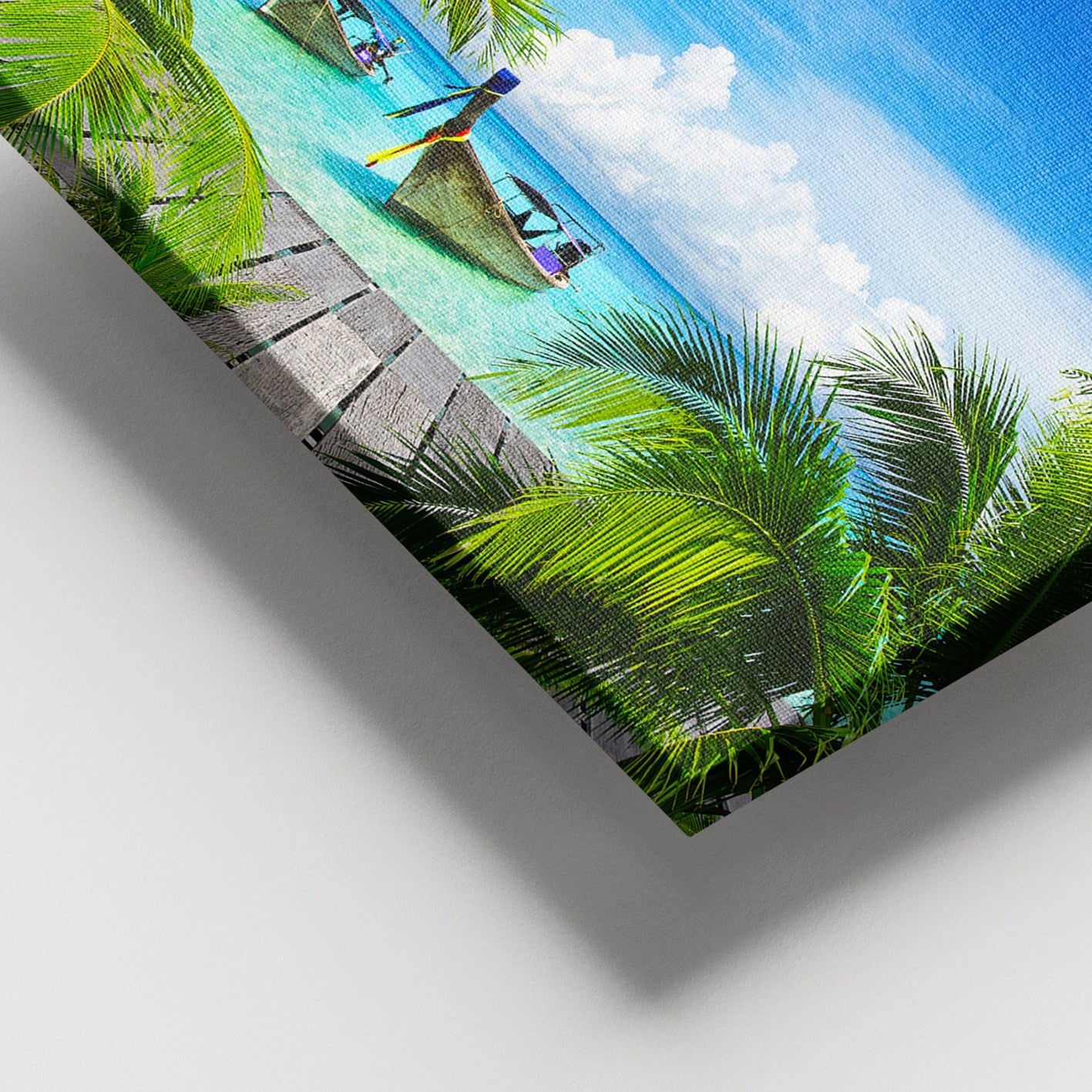 Quadro em Tela Decorativo Multicolor 100x140 cm | Moldura de Madeira 3–4 cm | 100% Canvas