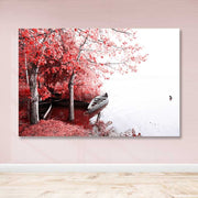 Quadro Decorativo em Tela Multicolor 100x140 cm com Moldura de Madeira (100% Tela, 3–4 cm)