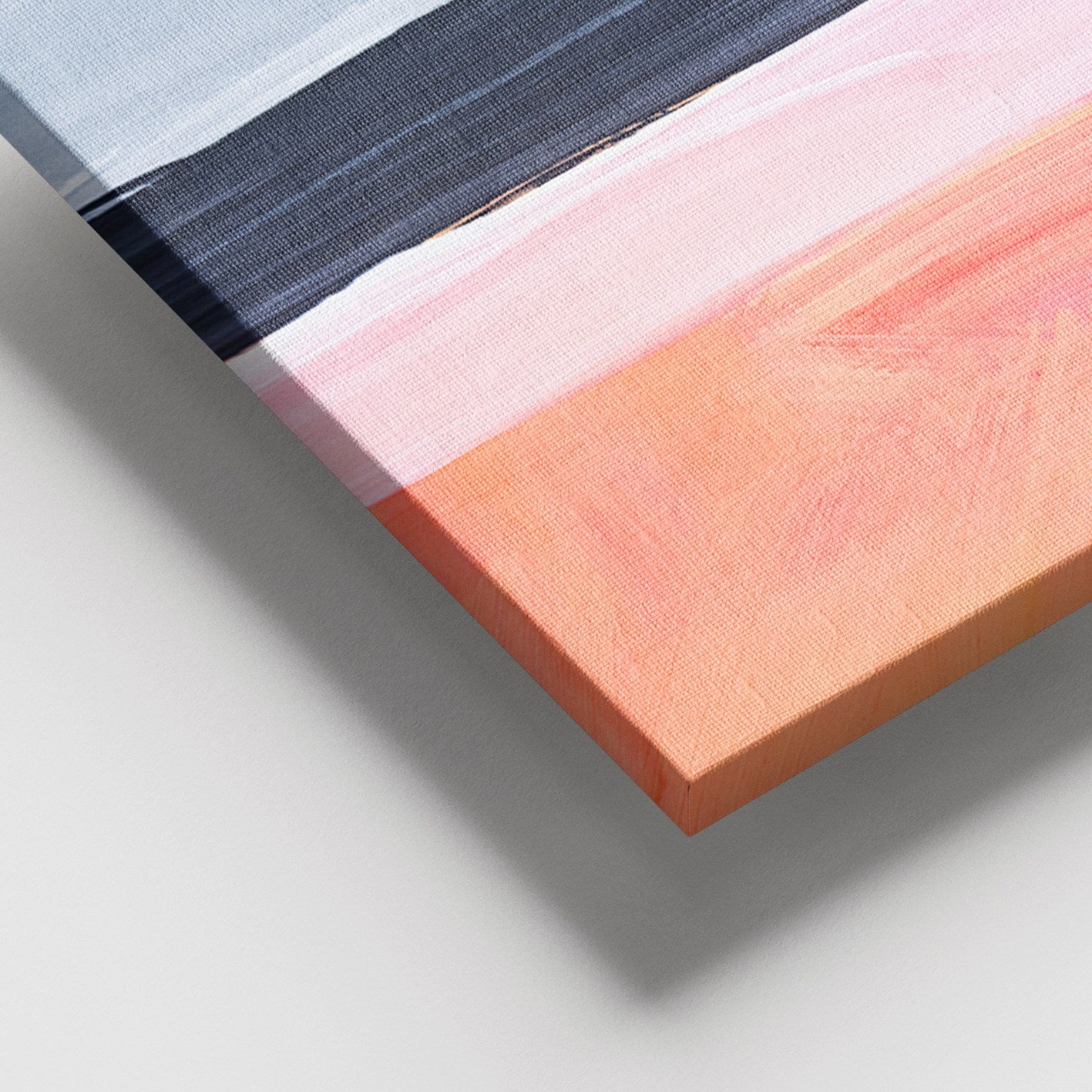 Tela Decorativa Multicolorida em 100% Canvas, com Moldura de Madeira (3–4 cm), 100 x 140 cm