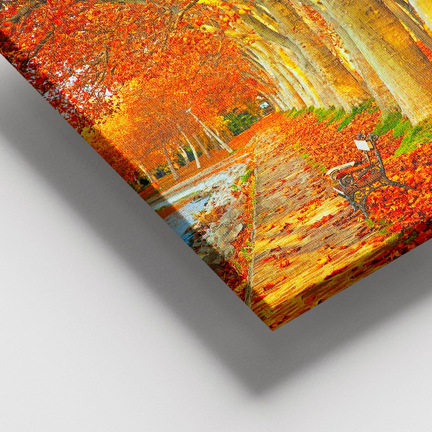 Quadro em Tela Decorativo Multicolor 100x140 cm com Moldura de Madeira (3-4 cm) – 100% Canvas