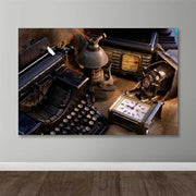 Quadro em Tela Decorativa Multicolor 100 x 140 cm | Canvas 100% com Moldura de Madeira (3–4 cm)